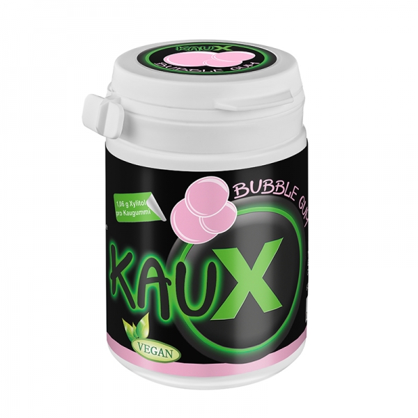 KauX Bubble Gum Xylit Kaugummi mit Xylitol 40 Stück